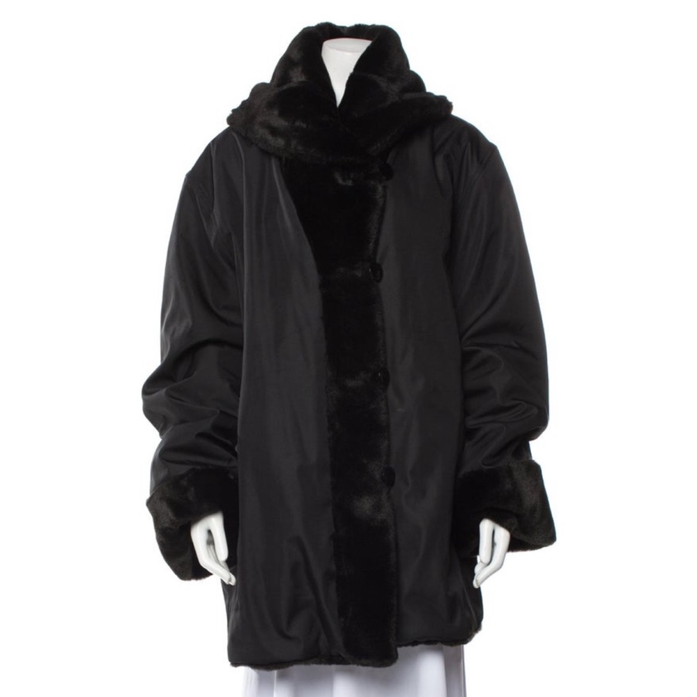Dennis Basso Fur Lined Coat